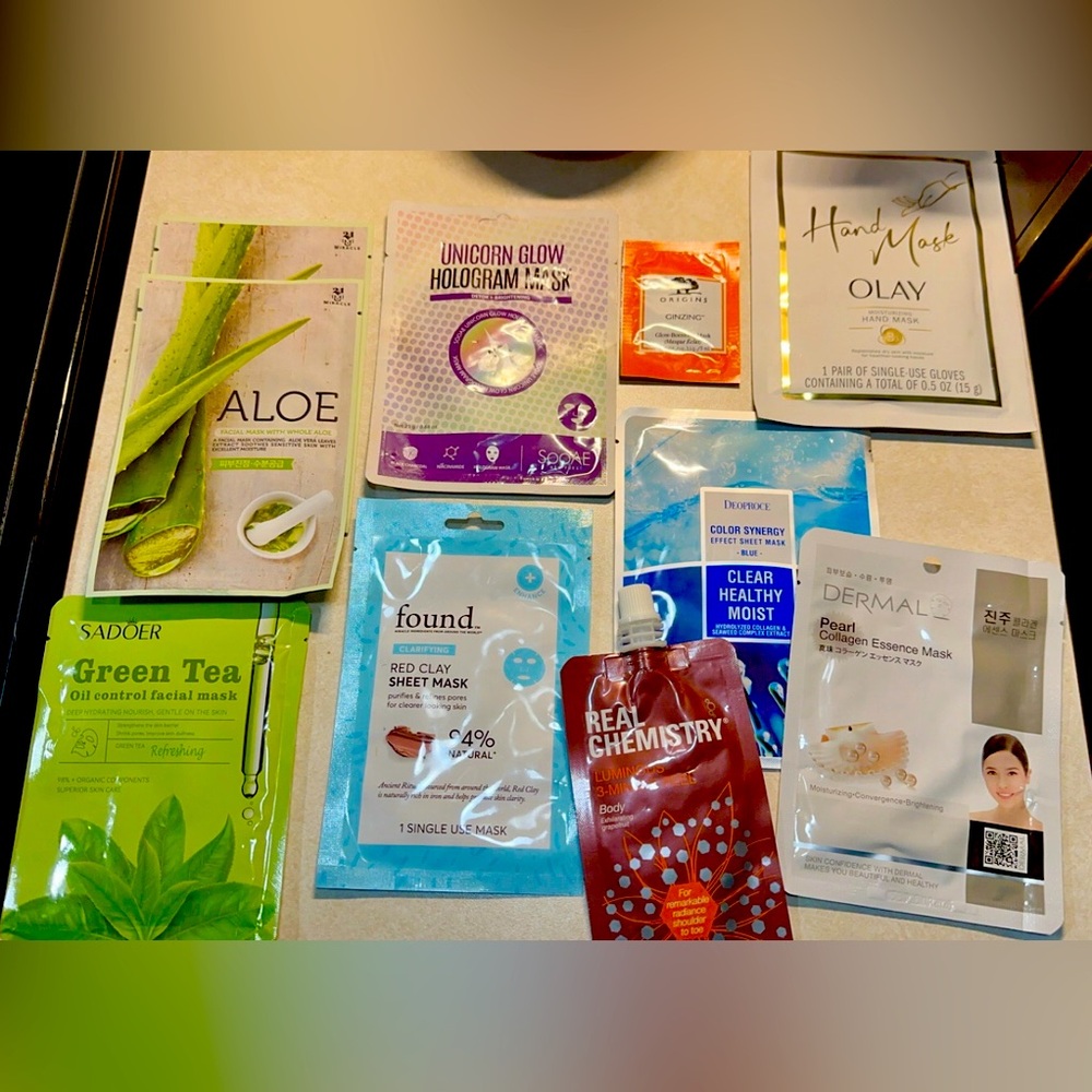 10 Face/Body/Hand Masks